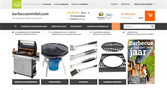 Desktop Screenshot of barbecuewinkel.com